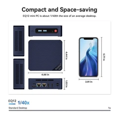 Компьютер Beelink EQ12 Intel N100 (12th Gen) Windows 11 Pro / RAM