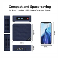 Міні комп'ютер Beelink EQ12 EQ12 Pro DDR5 Intel N100 (12th Gen