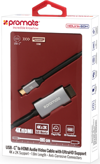REAL-EL CHD-180 USB-C HDMI 4K 60Hz kaabel 1,8m