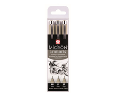 Sakuraページ Набір лайнерів Sakura Pigma Micron Design 3шт (XSDK3FD