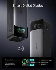 新品未開封ANKER 737 POWER BANK 140W 26,800mAh モバイルバッテリーで驚きの140W出力、「Anker 737 Power Bank