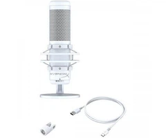 Мікрофон для ПК/для стрімінгу, подкастів HyperX QuadCast S White