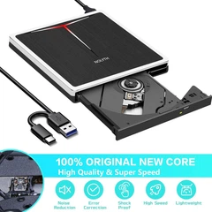 Внешний CD/DVD привод NOLYTH для ноутбуков и ПК USB 3.0/USB C, +/-