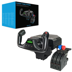 【動作確認済み】Saitek PRO Flight Yoke System Штурвал Logitech G Saitek Pro Flight Yoke System (945-000004