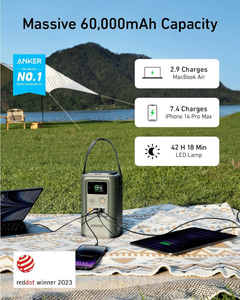 Внешний аккумулятор Anker 548 Power Bank (PowerCore Reserve 192Wh) 60000mAh с фонарем, Green – фото, отзывы, характеристики в интернет-магазине ROZETKA от продавца: БрайтВолт | Купить в Украине: Киеве, Харькове, Днепре, Одессе, Запорожье, Львове Внешний аккумулятор Anker 548 Power Bank (PowerCore Reserve 192Wh) 60000mAh с фонарем, Green – фото, отзывы, характеристики в интернет-магазине ROZETKA от продавца: БрайтВолт | Купить в Украине: Киеве, Харькове, Днепре, Одессе, Запорожье, Львове