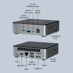 Неттоп GEEKOM Mini Air12 (GMAir12N100-16512-EU) Intel N100 (4
