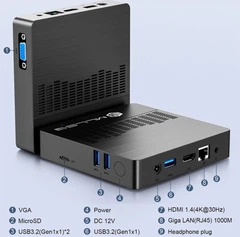 Міні ПК MLLSE M2 Air Mini PC Intel N4000 / 6GB RAM / 128GB ROM