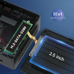 Мини ПК BMAX B4 Plus Intel N100 RAM 16GB SSD 512GB Windows