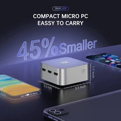 ACEMAGIC T8PLUS ミニPC 12GB RAM 256GB ROM Acemagic T8 Plus N100レビュー：HDMI 3ポート搭載のN100ミニPC【PR