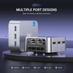 Мини ПК Acemagician T8 Plus / Intel N95 / RAM 8GB / SSD 256GB / 3