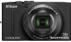 Фотоаппарат Nikon Coolpix S8200 Black купить на ROZETKA | Отличная