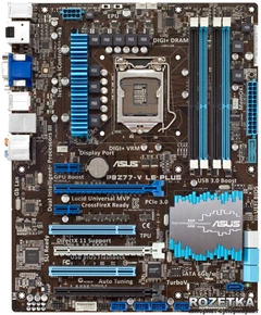 Материнская плата Asus P8Z77-V LE Plus (s1155, Intel Z77, PCI-Ex16
