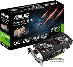Видеокарта Asus PCI-Ex GeForce GTX 650 Ti Boost DC II OC 2048MB