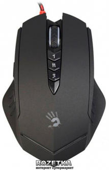 A4Tech Bloody V8 game mouse Black USB, отзывы