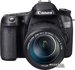 Фотоапарат Canon EOS 70D 18-135mm IS STM Kit Black (8469B042