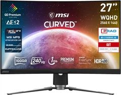 美品】MSI ARTYMIS 273CQRX-QD 27インチ WQHD MSI ゲーミングモニター