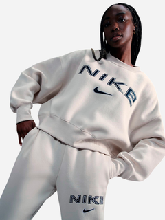 Свитшот оверсайз утепленный женский Nike W Nsw Phnx Flc Oos