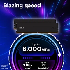 Оперативная память DDR5 96 Gb (5600 MHz) (Kit 48 Gb x 2) Crucial