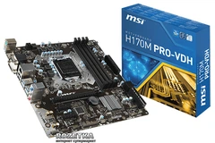 Материнская плата MSI H170M PRO-VDH (s1151, Intel H170, PCI-E x16