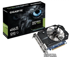Видеокарта Gigabyte PCI-Ex GeForce GTX 750 Ti 1024MB GDDR5 (128bit