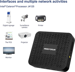 Мини ПК MINIS FORUM GK41 / Intel Celeron J4125 / RAM 8GB