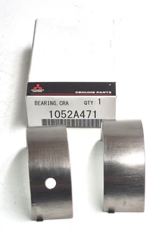 Вкладыши коренные, комплект, оригинал 1052A471 L200 Л200 – фото