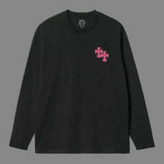 t*。様 CHROME HEARTS Лонгслив Chrome Hearts 10004 черного цвета, размер L