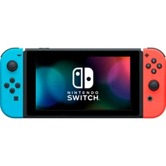 Портативная игровая приставка Nintendo Switch V2 with Neon Blue