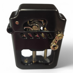 小物 yone Зажигалка бензиновая Zorro Z786 Retro Black в подарочной