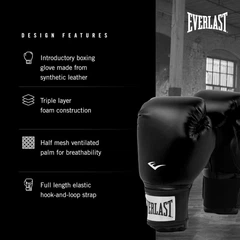 Боксерські рукавиці Everlast PROSTYLE 2 BOXING GLOVE чорний
