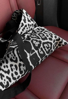 Шоппер Yves Saint Laurent Totebag Leopard Shopper YSL Monochrome