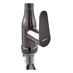 Змішувач для кухні з висувною лійкою Zerix PUL-014 Graphite