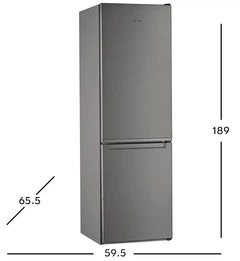 Двухкамерный холодильник Whirlpool W5 811E OX – фото, отзывы