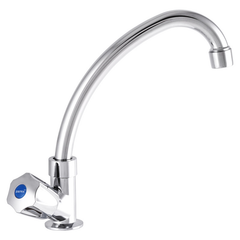 Кран одинарный Zerix Mono 014 хром термопластик (ZX2857