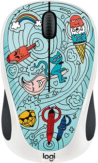 Logitech M238 Wireless Doodle Collection Bae-Bee Blue