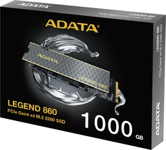 内蔵型SSD ADATA ALEG-800-1000GCS-DP (M.2 2280 1TB) SSD диск ADATA Legend 860 1TB M.2 2280 NVMe PCIe 4.0 x4 3D NAND