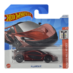Машинка Базовая Hot Wheels McLaren P1 Quarter Mile Heroes 1:64