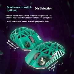 WLMOUSE × DRG Beast X Pro Medium Green (Зелёная) — ультралегкая