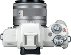 Canon/EOS M50/ホワイト Фотоаппарат Canon EOS M50 Kit 15-45 IS STM White (2681C057AA