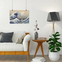 Постер Велика хвиля в Канаґаві, Хокусай, Hokusai, Great Wave off