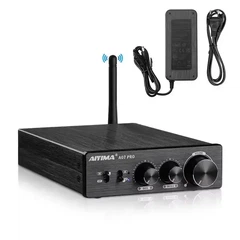 Усилитель звука AIYIMA A07 PRO 48V. Bluetooth 5.2, AUX, 300Wx2