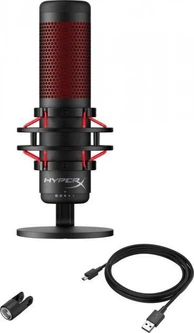 Мікрофон HyperX Quadcast (HX-MICQC-BK/4P5P6AA) [67621] – фото