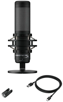 Микрофон HyperX QuadCast S Black (HMIQ1S-XX-RG,G/4P5P7AA) [67623