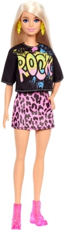 Кукла Barbie Модница в стильной рок-футболке (GRB47)