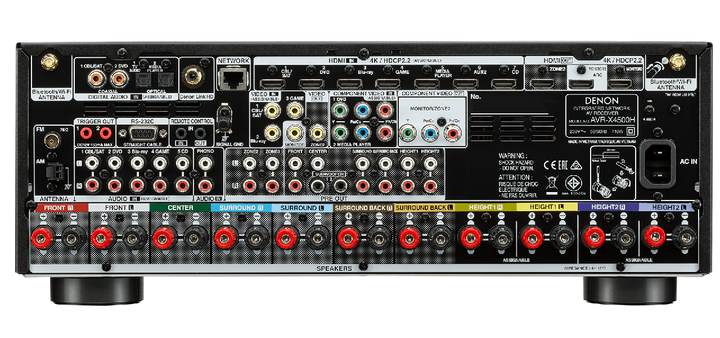 AV-Ресивер Denon AVR-X4500H (9.2 сh) Black - Фото 2 AV-Ресивер Denon AVR-X4500H (9.2 сh) Black - зображення 2