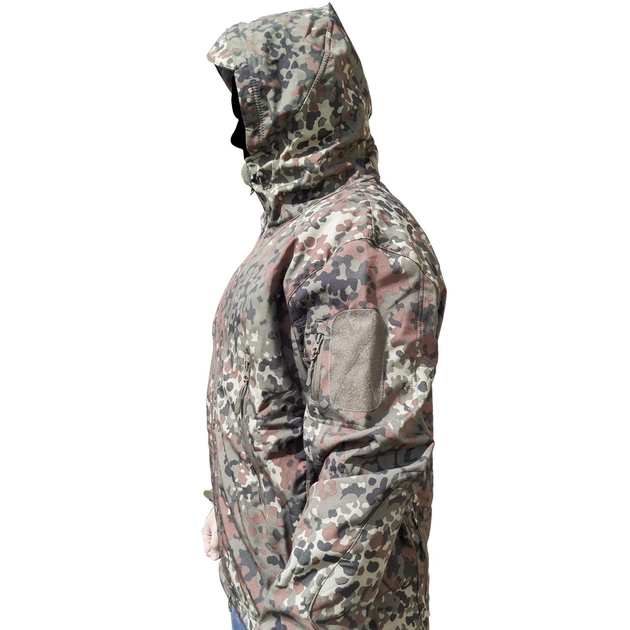 Тактична куртка Soft Shell Lesko A001 Camouflage UCP розмір L вітровка для чоловіків з кишенями водонепроникна - зображення 2