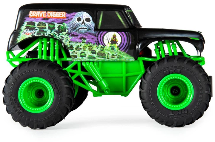 Samochód zdalnie sterowany Spin Master Monster Jam Grave Digger RC 1:24 w pudełku 14.5x28.5x15 cm (6044955) - obraz 2