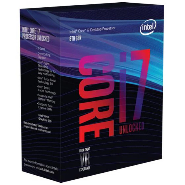 Процессор Intel Core i7_8700K 3.7GHz/8GT/s/12MB (BX80684I78700K) s1151 BOX - Фото 1 Процессор Intel Core i7_8700K 3.7GHz/8GT/s/12MB (BX80684I78700K) s1151 BOX - изображение 1