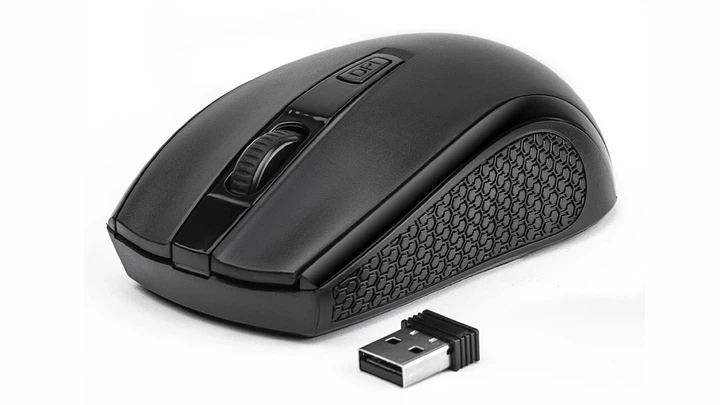 Мышь беспроводная REAL-EL RM-308 Black USB - изображение 2