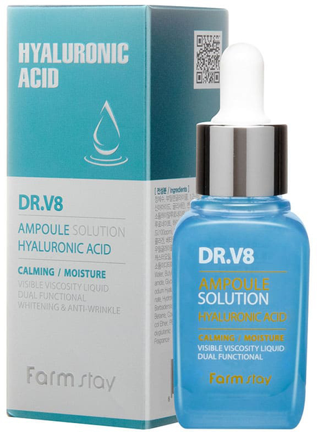 Сыворотка для лица FarmStay DR-V8 Ampoule Solution Hyaluronic Acid